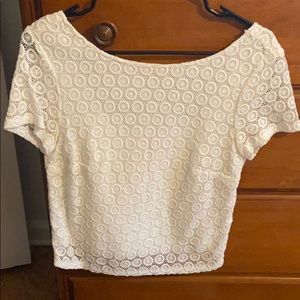 Lilly Pulitzer White Lace Top